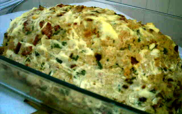 Rocambole de frango divino