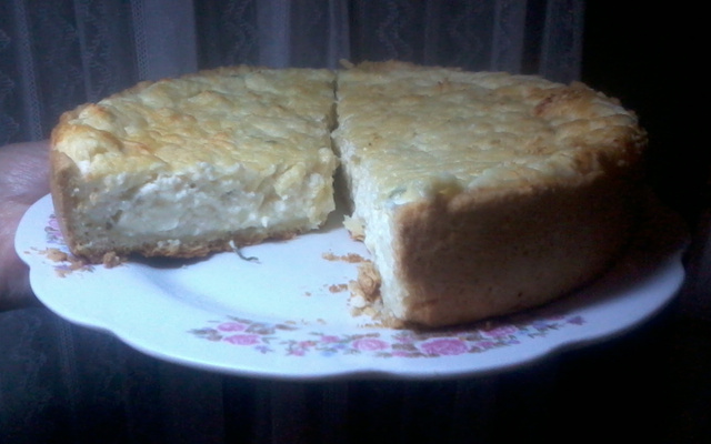 Torta de queijo fresco