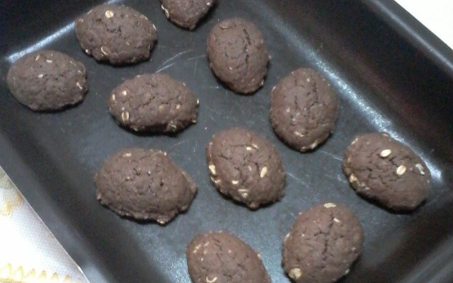 Biscoitos de aveia e chocolate