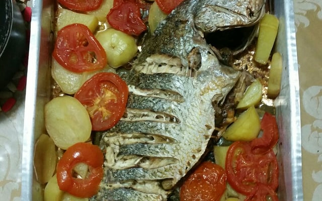 Corvina Recheada Assada