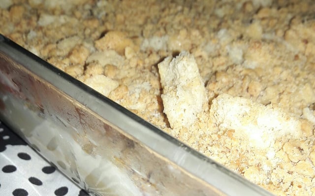 Pavê de biscoito champagne