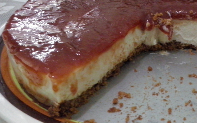 Cheesecake de ricota e goiabada