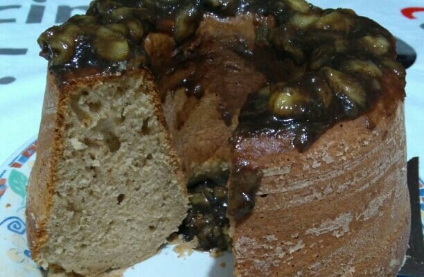 Bolo de banana fofinho
