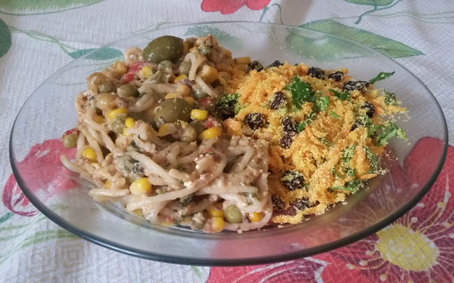 Macarrão de forno para Sexta-feira Santa