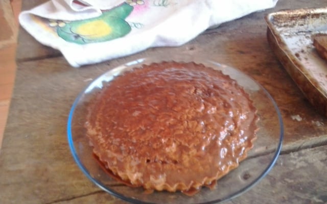 Bolo de chocolate de liqüidificador
