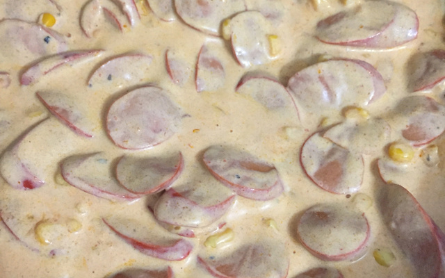 Estrogonofe de salsicha