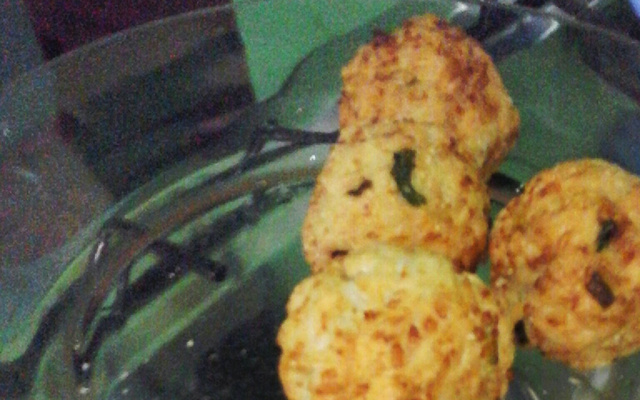 Bolinho de arroz simples da Valéria