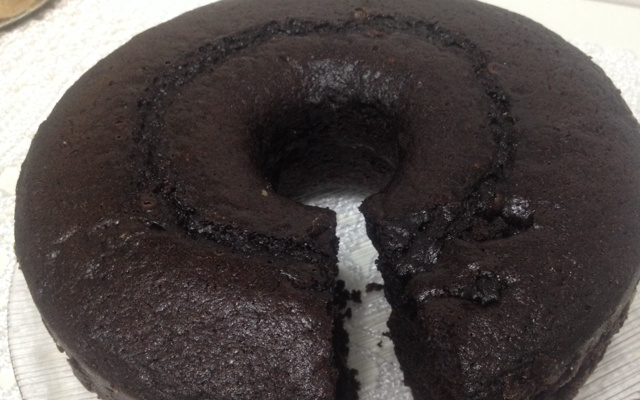 Bolo de chocolate simples e fofo