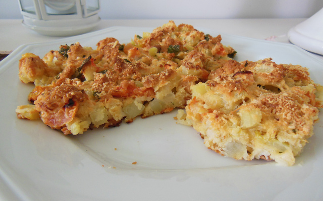 Torta de batata rápida, prática e econômica