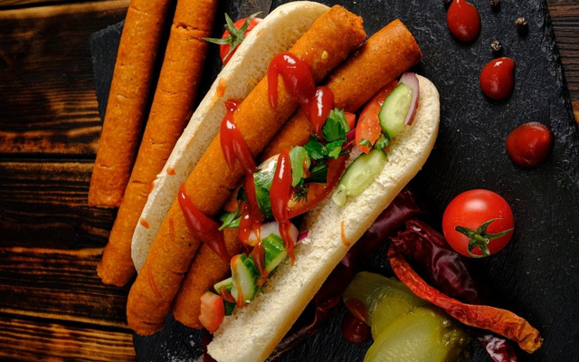Cachorro quente vegano