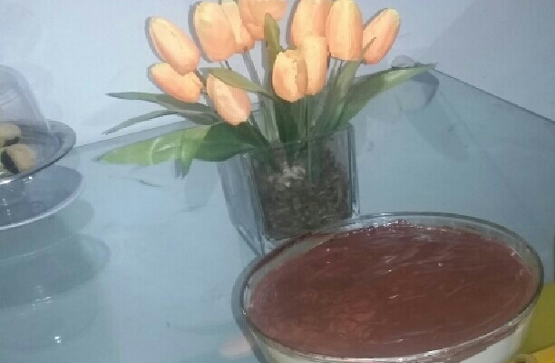 Pavê de baunilha e chocolate