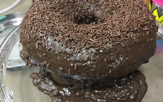 Bolo de chocolate molhadinho