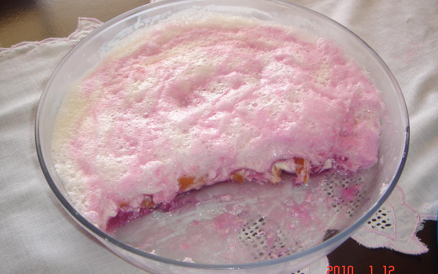 Gelatina ao pôr do sol