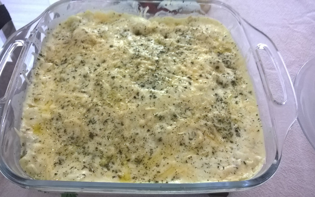 Couve-flor gratinada fácil