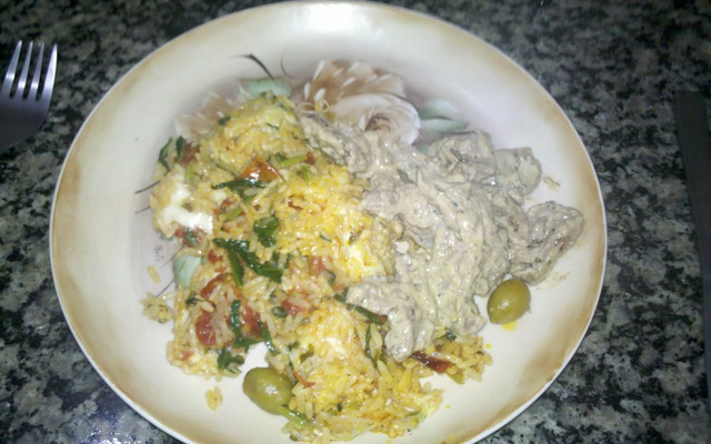 Risoto de tomate seco