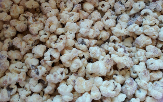 Pipoca com leite ninho