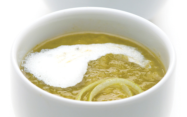 Sopa de alho francês