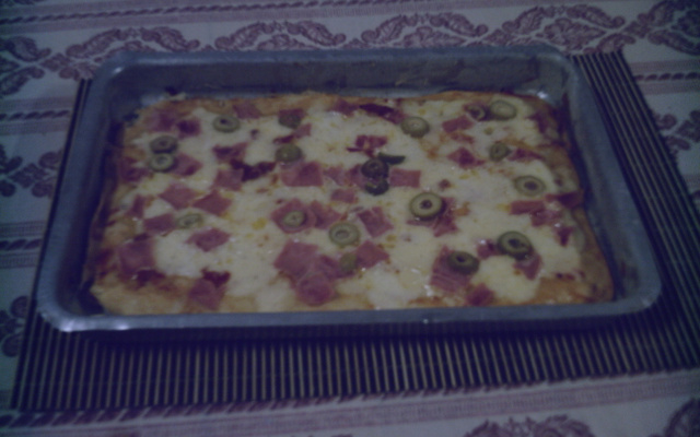 Pizza de liquidificador