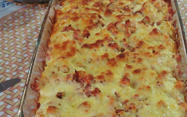 Batatas gratinadas