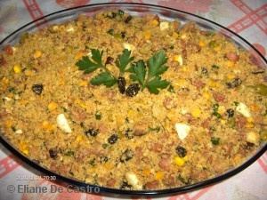 Farofa  à brasileira