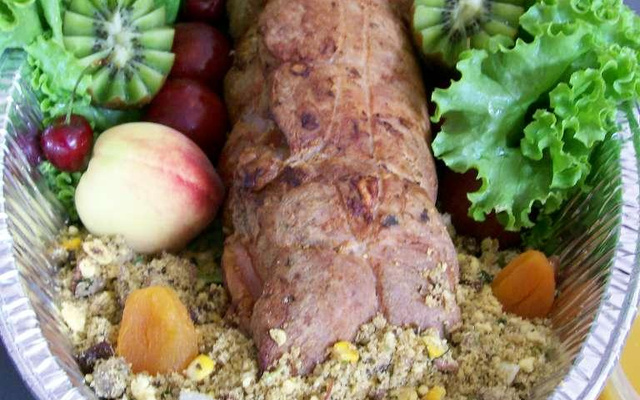 Lombo de porco recheado