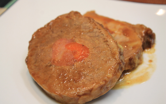 Lombo de porco recheado