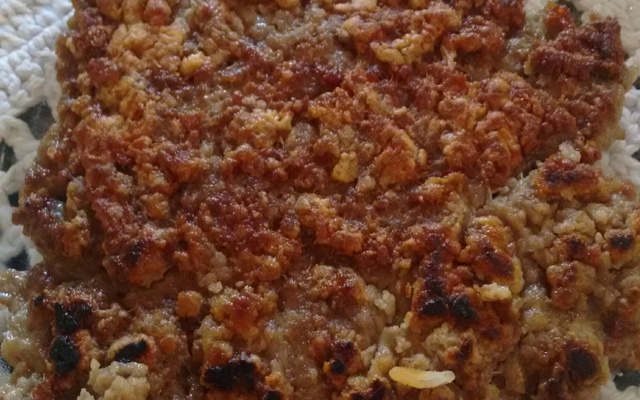 Bife de carne moída