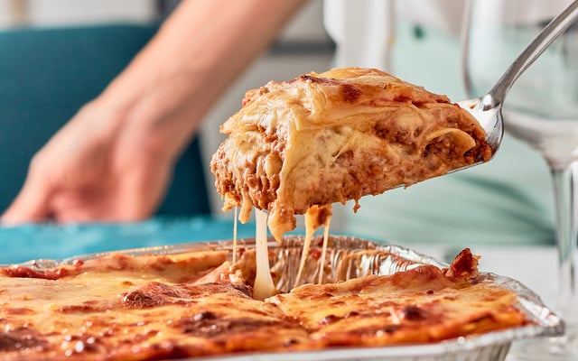 Lasanha de estrogonofe