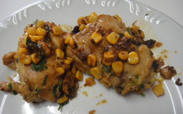 Frango kenga (frango com milho)