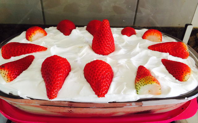 Bolo de travessa napolitano