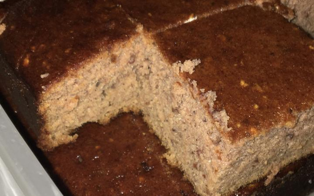 Bolo de banana e whey (anabólico)