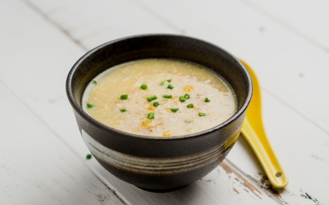 Sopa-creme de milho verde