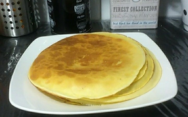 Massa temperada para panquecas 