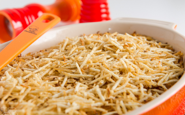 Frango com Catupiri e batata palha da tia Gracia