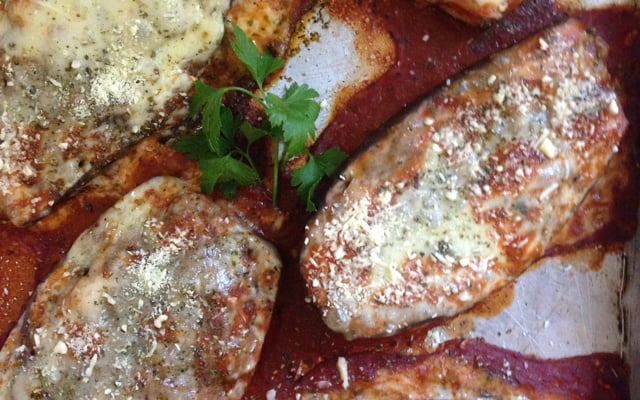 Berinjela ao forno com carne moída