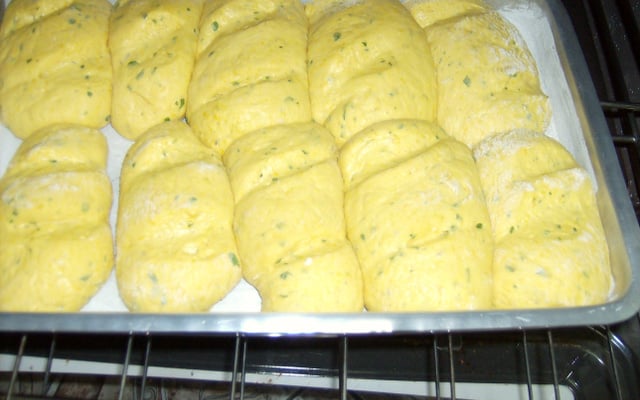 Pão de abóbora Cabotiã (abóbora  japonesa)