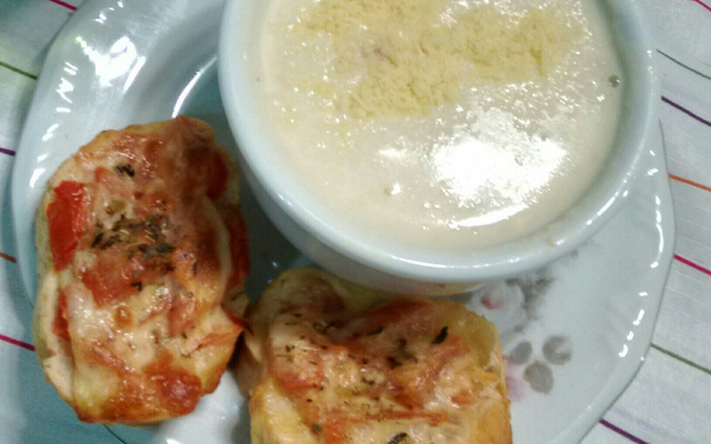 Sopa creme de palmito