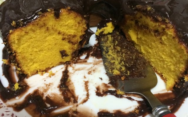 Bolo de cenoura fofinho