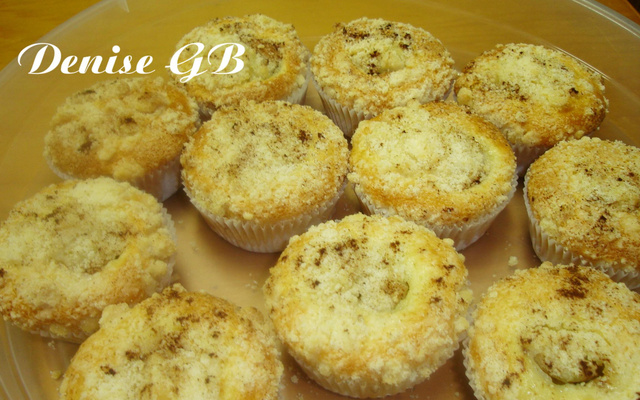 Cupcakes de laranja com banana