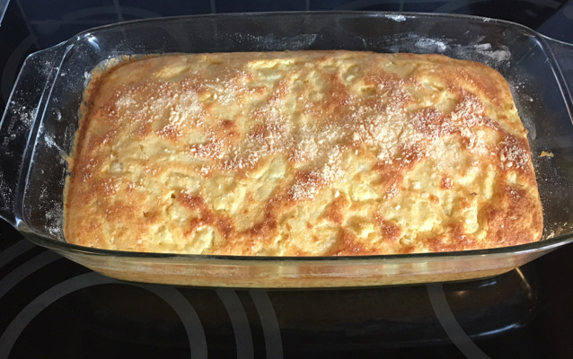 Bolo salgado de couve-flor