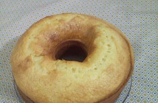 Bolo simples de liquidificador