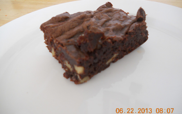 Tradicional brownie americano