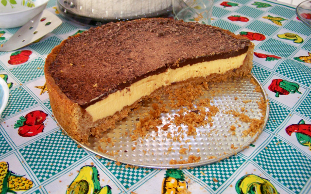 Torta mousse de maracujá