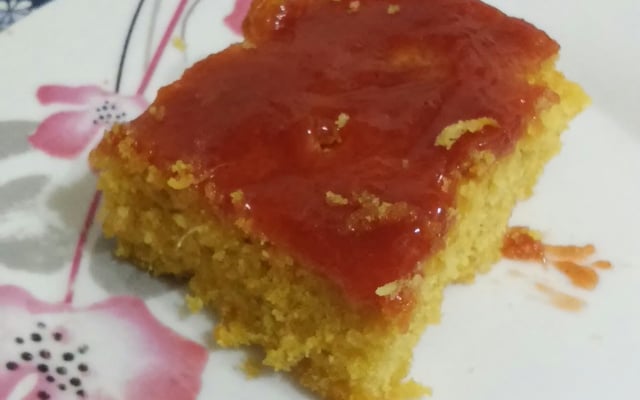 Bolo de milho sem glúten e sem lactose