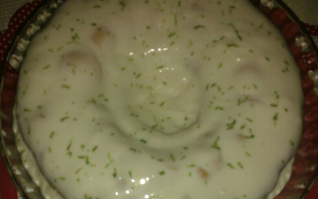 Bolo de laranja com creme de limão