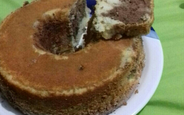 Bolo mármore para lanche