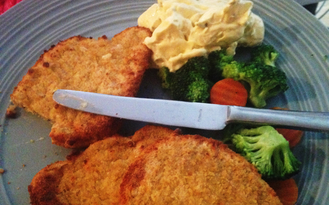 Bolo de abacaxi gelado