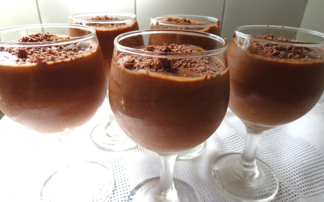 Mousse de chocolate simples