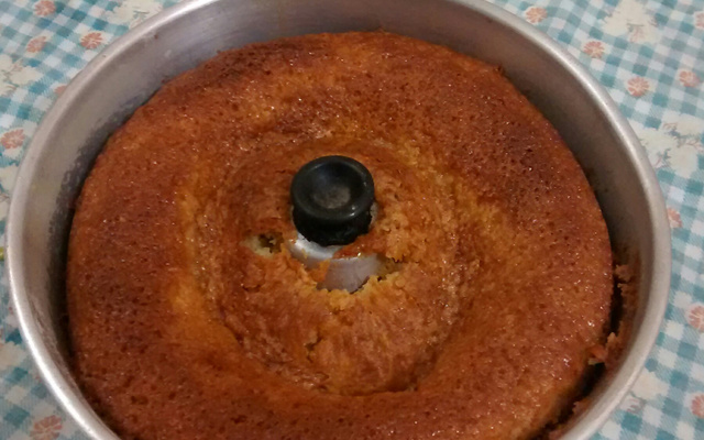 Bolo de baunilha fácil