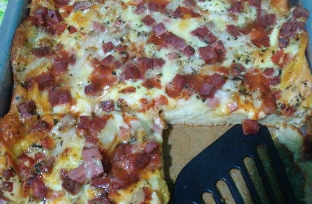 Massa de pizza de liquidificador